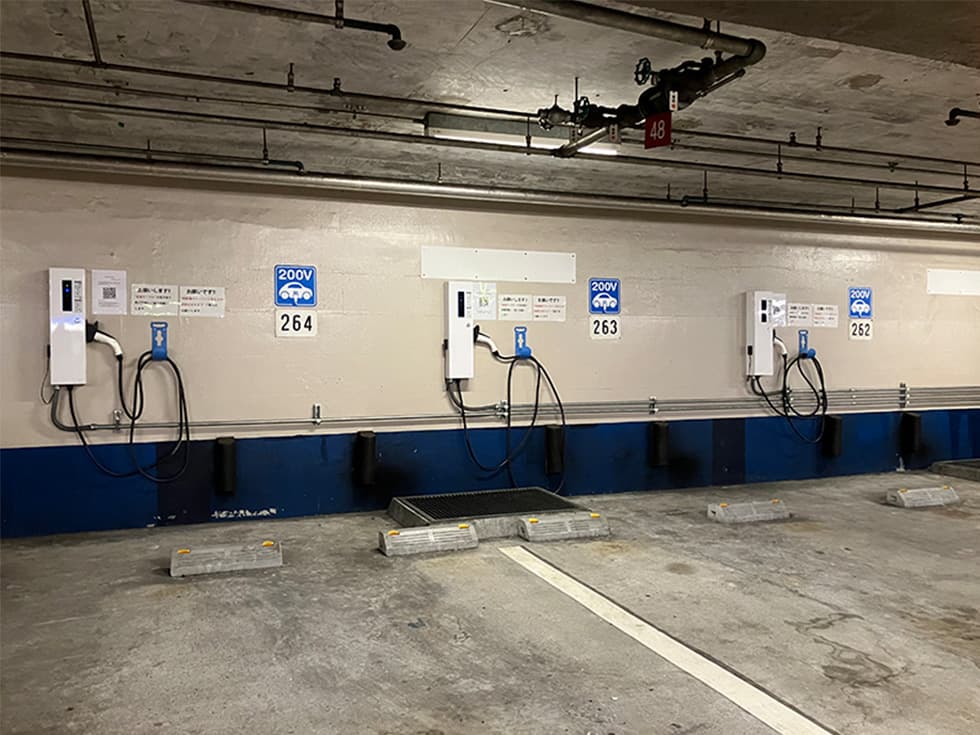 画像 首都高のお得な駐車場(都市計画駐車場) EV充電器